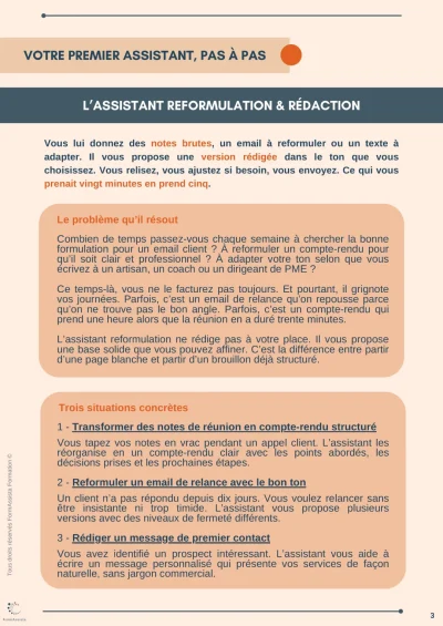 L’IA l’assistant des assistantes - assistant rédaction (prompt)